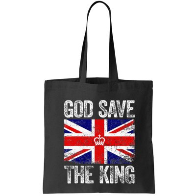 God Save The King Charles III Tee UK Flag Top King Charles Bag