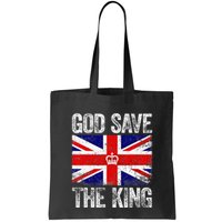 God Save The King Charles III Tee UK Flag Top King Charles Bag