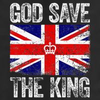 God Save The King Charles III Tee UK Flag Top King Charles Tumbler