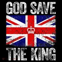 God Save The King Charles III Tee UK Flag Top King Charles Poster