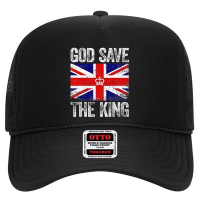 God Save The King Charles III Tee UK Flag Top King Charles Trucker Hat
