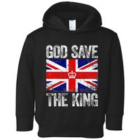 God Save The King Charles III Tee UK Flag Top King Charles Toddler Hoodie