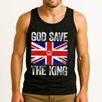 God Save The King Charles III Tee UK Flag Top King Charles Tank Top