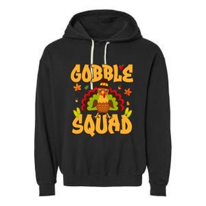 Gobble Squad Turkey Design Gobble Squad Garment-Dyed Fleece Hoodie