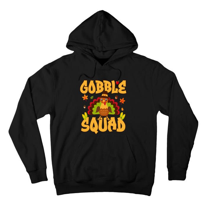 Gobble Squad Turkey Design Gobble Squad Tall Hoodie