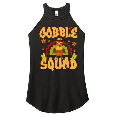 Gobble Squad Turkey Design Gobble Squad Women’s Perfect Tri Rocker Tank