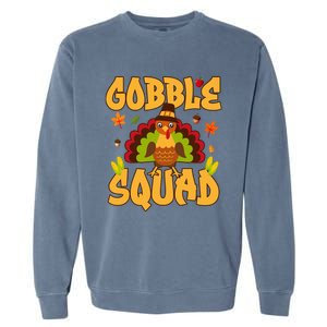 Gobble Squad Turkey Design Gobble Squad Garment-Dyed Sweatshirt