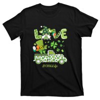 Gnome Shamrock Truck Love CMA Life Nurse St Patricks Day T-Shirt