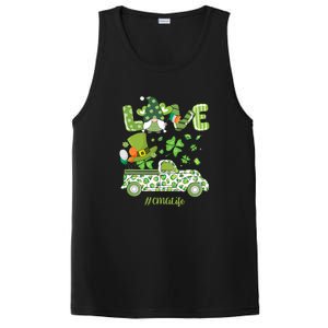 Gnome Shamrock Truck Love CMA Life Nurse St Patricks Day PosiCharge Competitor Tank