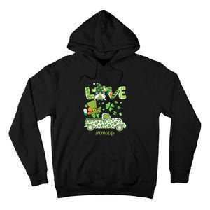 Gnome Shamrock Truck Love CMA Life Nurse St Patricks Day Tall Hoodie