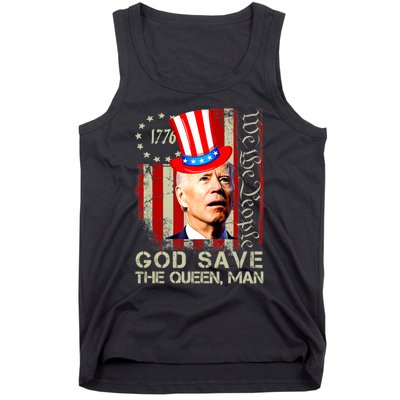 God Save The Queen Man Funny Joe Biden Shirts Tank Top