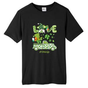 Gnome Shamrock Truck Love CNA Life Nurse St Patricks Day Tall Fusion ChromaSoft Performance T-Shirt