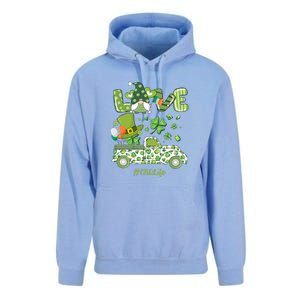 Gnome Shamrock Truck Love CNA Life Nurse St Patricks Day Unisex Surf Hoodie