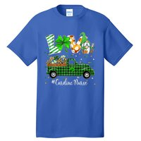 Gnome Shamrock Truck Love Cardiac Nurse St Patricks Day Gift Tall T-Shirt