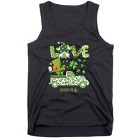 Gnome Shamrock Truck Love EMT Life Nurse St Patricks Day Tank Top