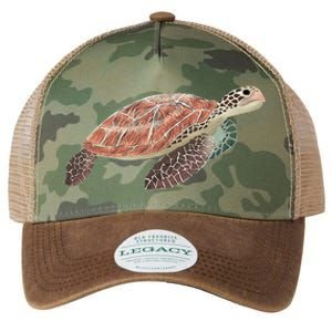 Green Sea Turtle Legacy Tie Dye Trucker Hat