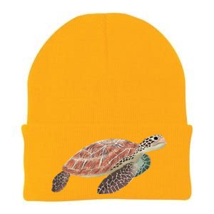 Green Sea Turtle Knit Cap Winter Beanie