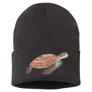 Green Sea Turtle Sustainable Knit Beanie