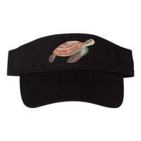 Green Sea Turtle Valucap Bio-Washed Visor