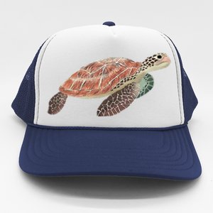 Green Sea Turtle Trucker Hat