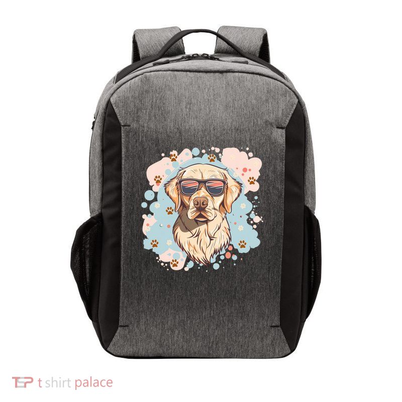 Golden Swagger – The Ultimate Cool Pup Vector Backpack
