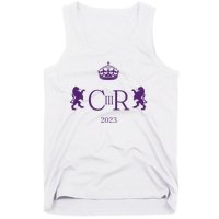 God Save The King Charles III Pattern Design Tank Top