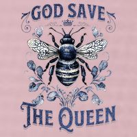 God Save the Queen Bee From Extinction 25L Jumbo Tote