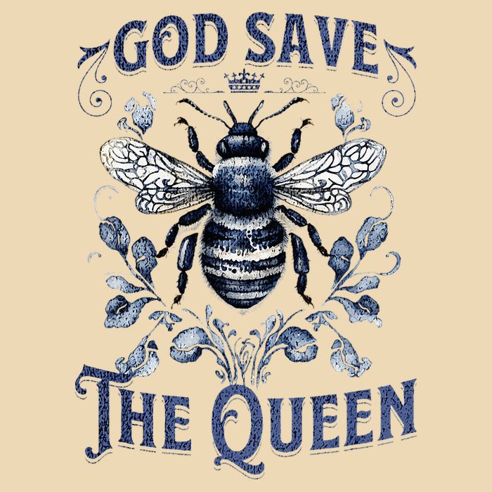 God Save the Queen Bee From Extinction Zip Tote Bag