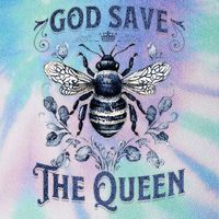 God Save the Queen Bee From Extinction Legacy Tie Dye Trucker Hat