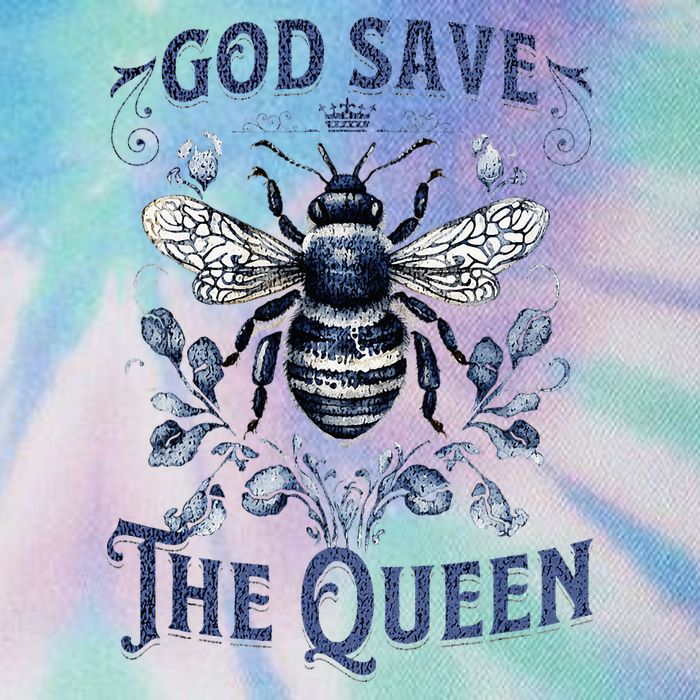 God Save the Queen Bee From Extinction Legacy Tie Dye Trucker Hat