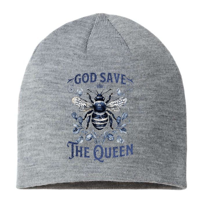 God Save the Queen Bee From Extinction Sustainable Beanie