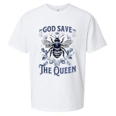 God Save the Queen Bee From Extinction Sueded Cloud Jersey T-Shirt