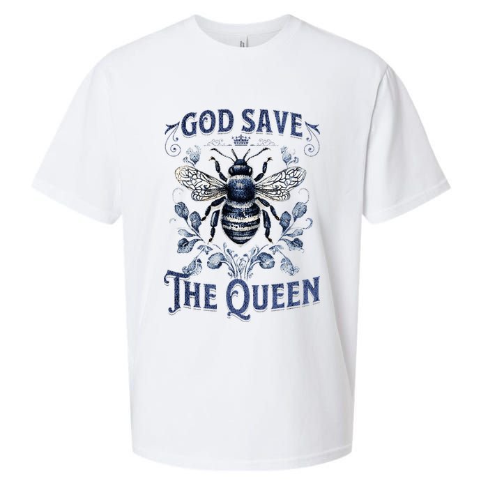 God Save the Queen Bee From Extinction Sueded Cloud Jersey T-Shirt