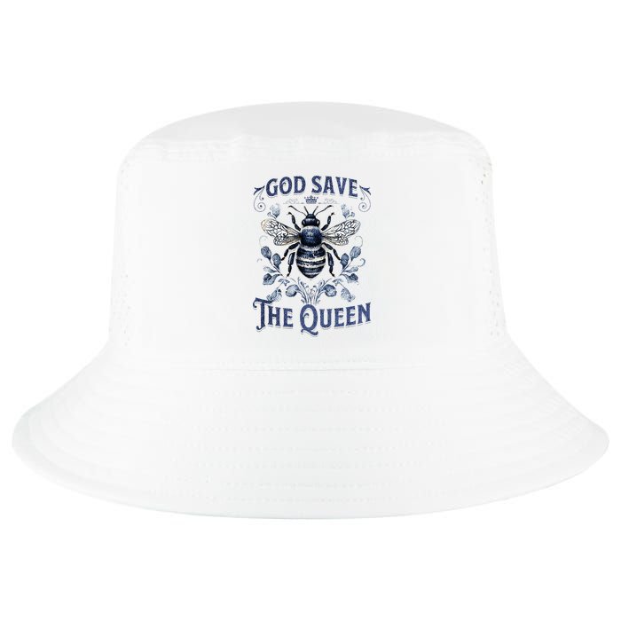 God Save the Queen Bee From Extinction Cool Comfort Performance Bucket Hat