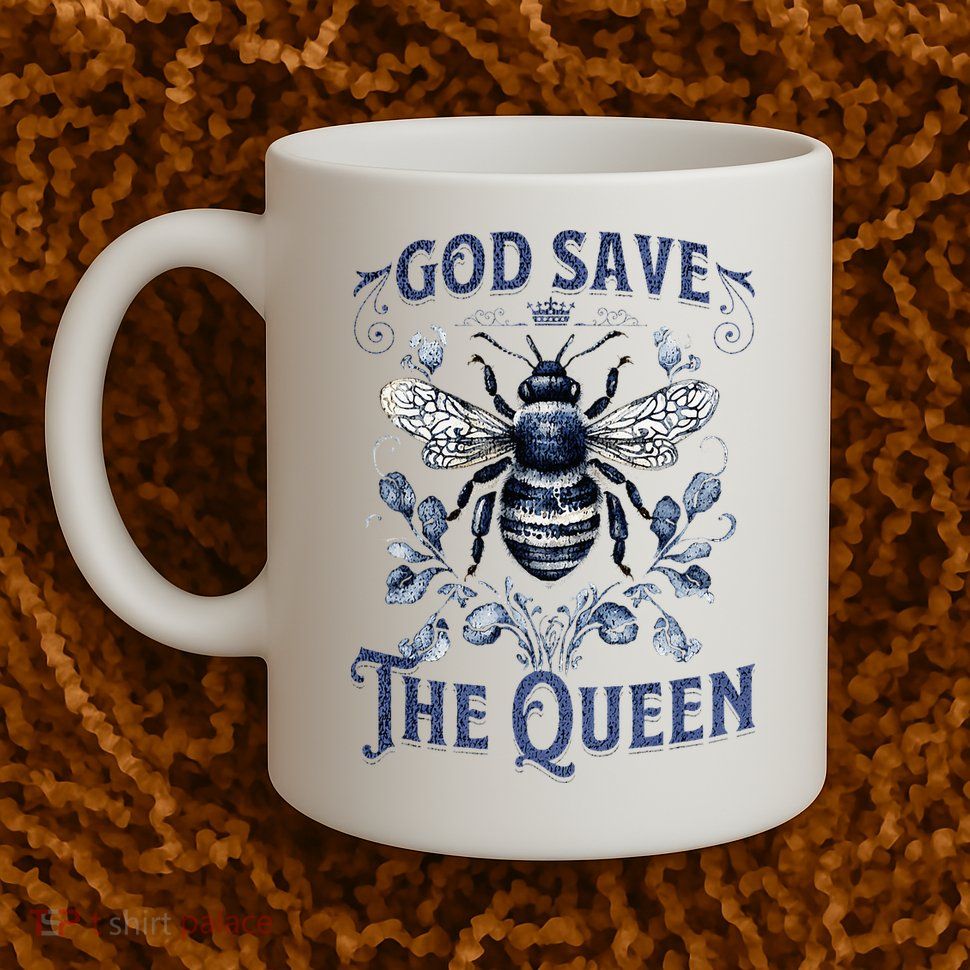 God Save the Queen Bee From Extinction Mug
