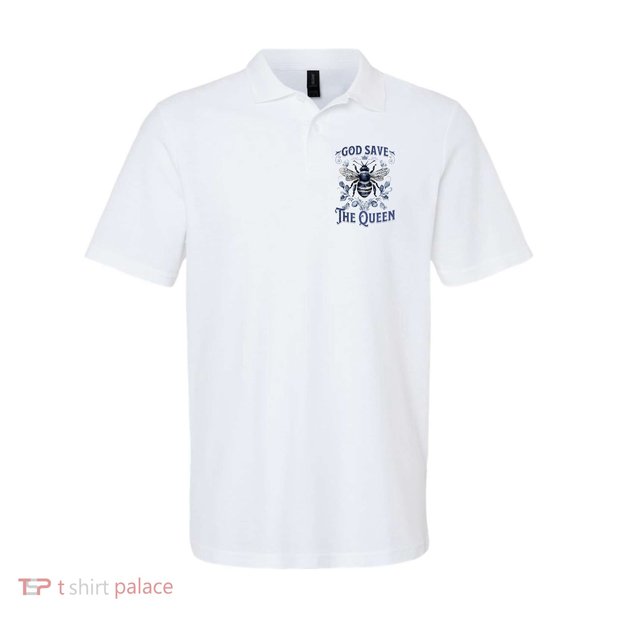 God Save the Queen Bee From Extinction Polo