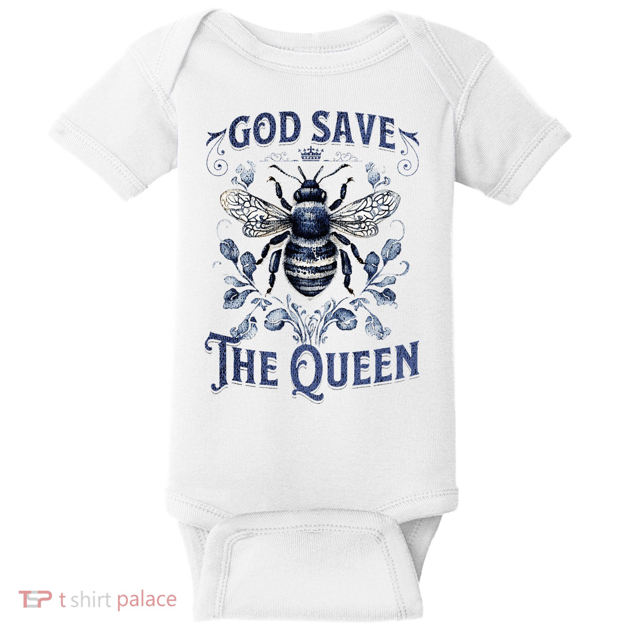 God Save the Queen Bee From Extinction Baby Bodysuit