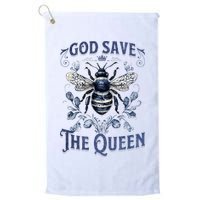 God Save the Queen Bee From Extinction Golf Towel