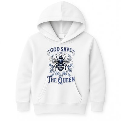 God Save the Queen Bee From Extinction Kids Hoodie