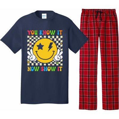 Groovy State Testing Day Teacher You Know It Now Show It Pajama Set