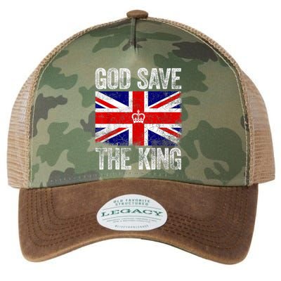 God Save The King Charles III Tee UK Flag Top King Charles Retro Legacy Tie Dye Trucker Hat