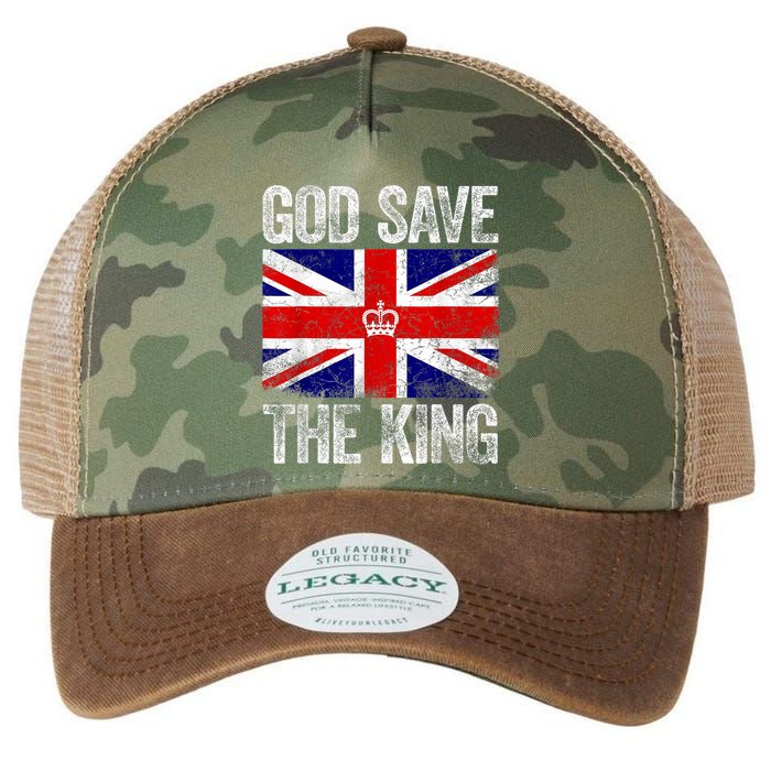 God Save The King Charles III Tee UK Flag Top King Charles Retro Legacy Tie Dye Trucker Hat