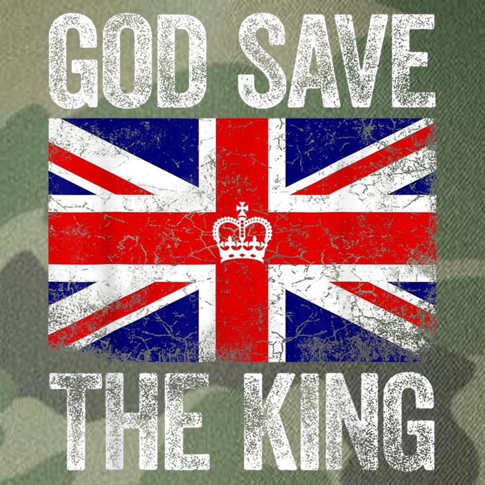 God Save The King Charles III Tee UK Flag Top King Charles Retro Legacy Tie Dye Trucker Hat