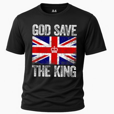 God Save The King Charles III Tee UK Flag Top King Charles Retro Performance Shirt