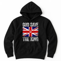God Save The King Charles III Tee UK Flag Top King Charles Retro Hoodie