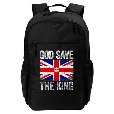 God Save The King Charles III Tee UK Flag Top King Charles Retro Backpack