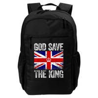 God Save The King Charles III Tee UK Flag Top King Charles Retro Backpack