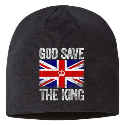 God Save The King Charles III Tee UK Flag Top King Charles Retro Sustainable Beanie