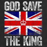 God Save The King Charles III Tee UK Flag Top King Charles Retro Tumbler