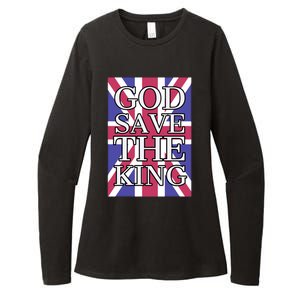 God Save The King British Royal Family Uk Union Jack Flag Gift Womens CVC Long Sleeve Shirt